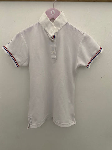 2nd Hand EA Short Sleeve Show Shirt/ White/ Small