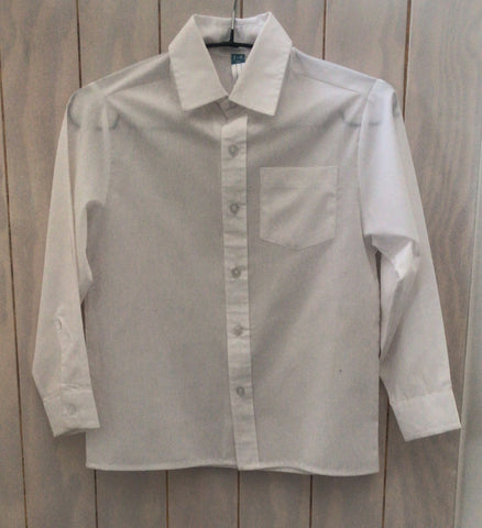 2nd Hand Collard school shirt/ white/ 7-8yrs