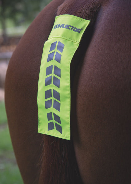 SALE Equi-Flector Tail Strap - YELLOW