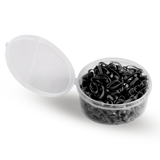 Show Time Silicone Plaiting Elastics in Tub