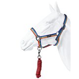 EquiStyle Radiant Rainbow Halter with Lead