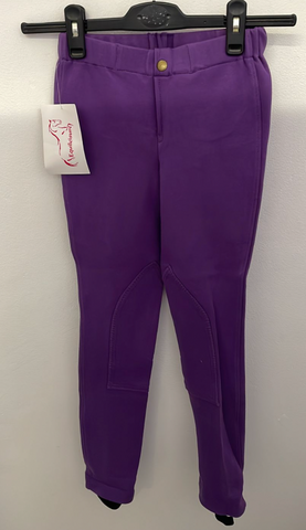 SALE Equileisure Pull On Cotton Slax / SA28 / Purple