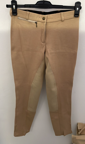 Equileisure Full Seat Cotton Breeches / Beige / SA34