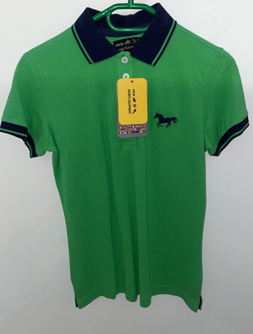 2nd Hand HKM Polo Shirt / Green&Navy / XS