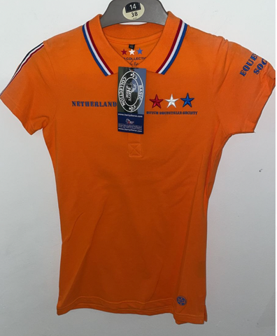2nd Hand Harrys Horse Polo Shirt / Orange / XS