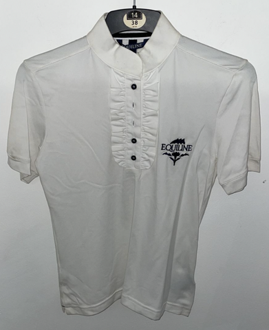 2nd Hand Equiline Show Shirt / White / S
