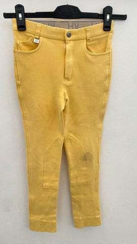 2nd Hand HY Kids Jods/ Canary/ 24