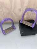 2nd Hand Aluminium Stirrups/ Purple/ Adult