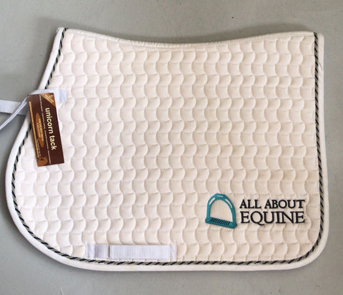 2nd Hand Unicorn Tack Saddlepad/ Full/White
