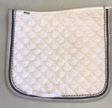 2nd Hand Waldhausen Dressage Numnah/ White/Grey/ Full