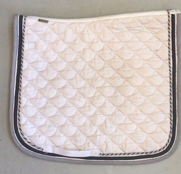2nd Hand Waldhausen Dressage Numnah/ White/Grey/ Full