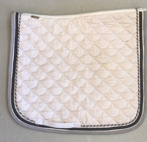 2nd Hand Waldhausen Dressage Numnah/ White/Grey/ Full