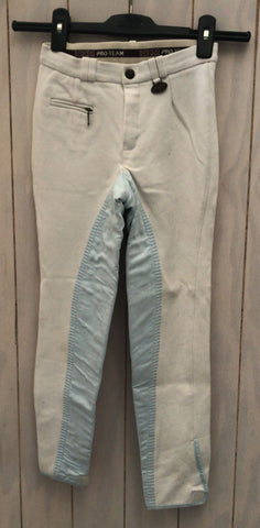 2nd Hand HKM Breeches/ White/ Blue 146