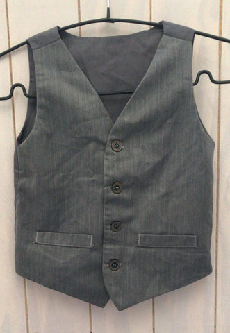 2nd Hand Grey Waistcoat/ 4 - 5yrs