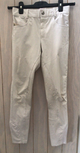 2nd Hand Imperial Riding Breeches/ White/ 152/ 11 - 12yrs