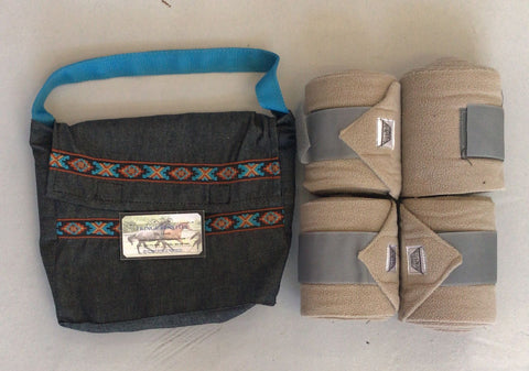 2nd Hand Fleece Bandage set of 4/ Beige