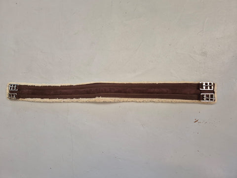 2nd Hand Faux Sheepskin Girth/ 40"/ Brown