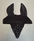 2nd Hand Black Ear veil with pearl detail/ Full