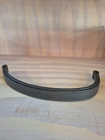 2nd Hand Flat Browband/ Black/ Pony