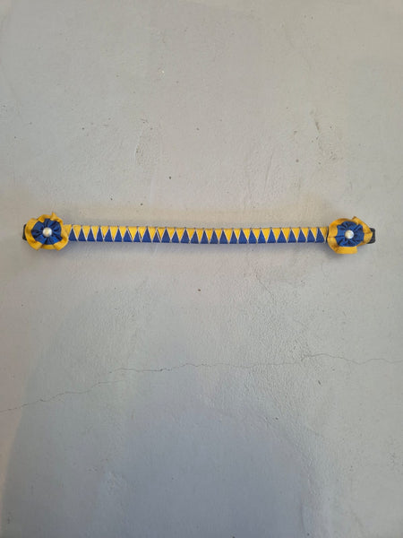 2nd Hand Showing Browband/ Yellow & Blue/ Pony