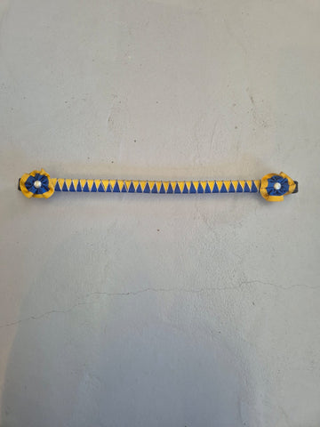2nd Hand Showing Browband/ Yellow & Blue/ Pony