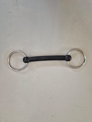 2nd Hand Loose Ring Rubber Bar Snaffle/ 6"