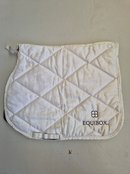 2nd Hand Equibox Saddlepad/ White/ Full (1)