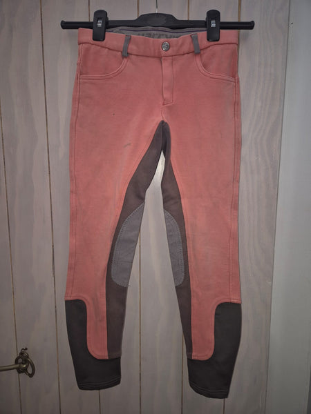 2nd Hand Harry Horse Breeches/ Peach & Grey/ 14yrs