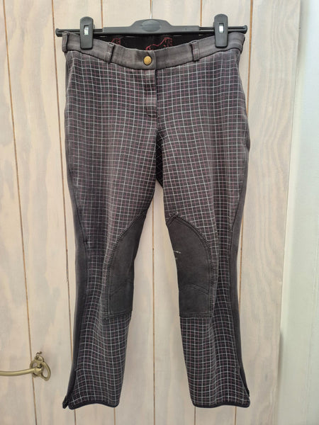 2nd Hand Equileisure Jods/ Grey Check/ 34