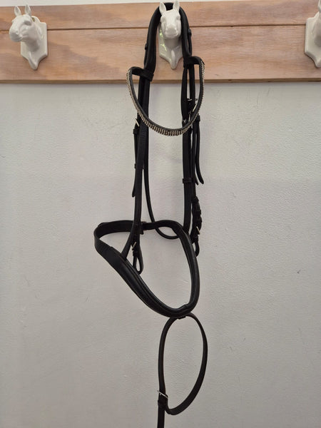 2nd Hand Bridle/ Thicker Noseband/ Black/ Full