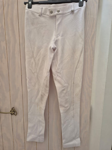 2nd Hand Joyride Jods/ White/ 36