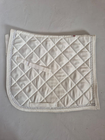 2nd Hand Creature Comforts Dressage Saddlepad/ Cob/ White