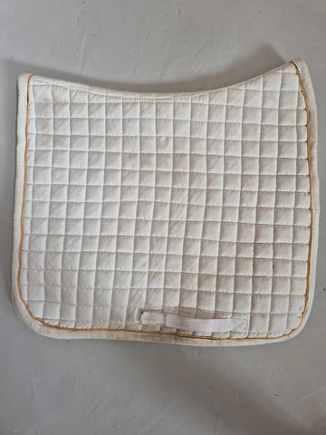 2nd Hand Dressage Saddlepad/ Cob/ White