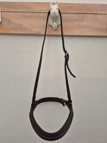 2nd Hand Cavesson Noseband/ Flat/ Brown/ Pony