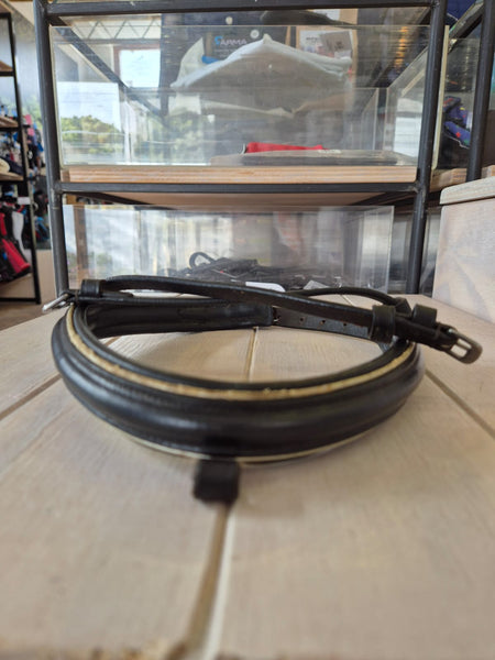 2nd Hand Cavesson Noseband/ Double sided buckles/ Black/ Full