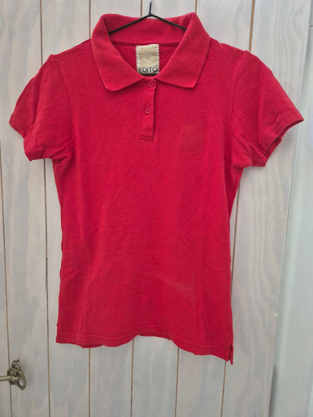 2nd Hand Edito Polo Shirt/ Red/ Small