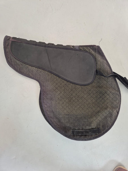 2nd Hand Shaped Padded Numnah/ Full/ Black