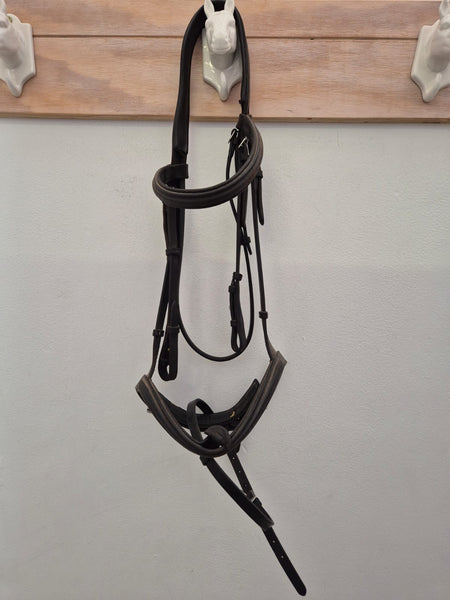 2nd Hand Bridle/ Raised noseband/ Black Full