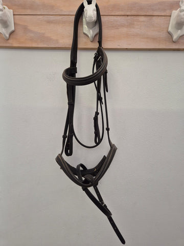 2nd Hand Bridle/ Raised noseband/ Black Full