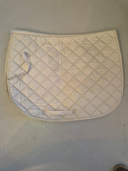 2nd Hand Saddlepad/ Cob/ White