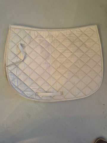 2nd Hand Saddlepad/ Cob/ White