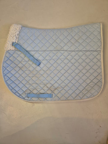 2nd Hand Padded Saddlepad/ Cob/ Light Blue