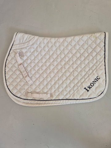 2nd Hand Ikonic Saddlepad/ White/ Full (1)