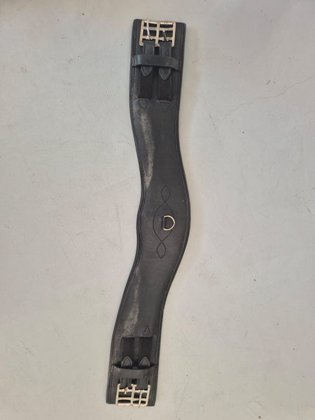 2nd Hand Leather Dressage Girth/ Black/ 32