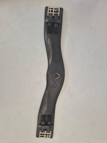 2nd Hand Leather Dressage Girth/ Black/ 32