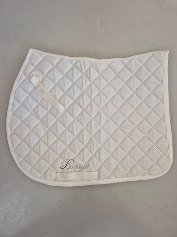 2nd Hand Bascule Saddlepad/ White/ Full