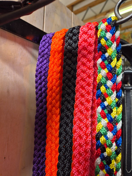 Nylon Plaited Reins/ Pony