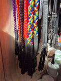 Nylon Plaited Reins/ Pony