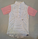 2nd Hand ESPOIR Show Shirt/Short Sleeve/XS/Pink Sleeve/Horse Print