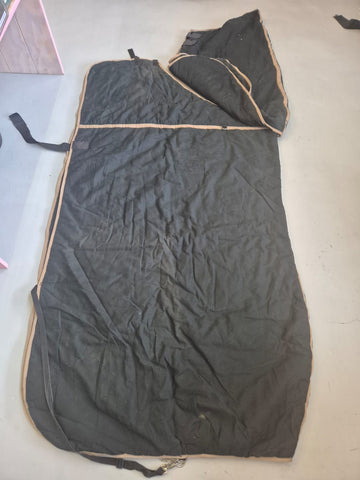 2nd Hand Stable Duvet & Neck/ Black & Beige trim/ 150cm